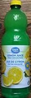 Jus de citron fait de concentré