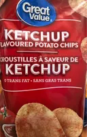 Chips aux ketchup
