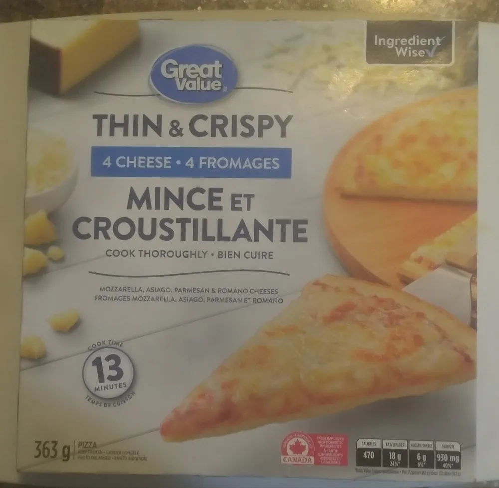 Thin & Crispy 4 Cheese Pizza
