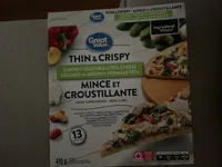Pizza legume de jardin et fromage feta