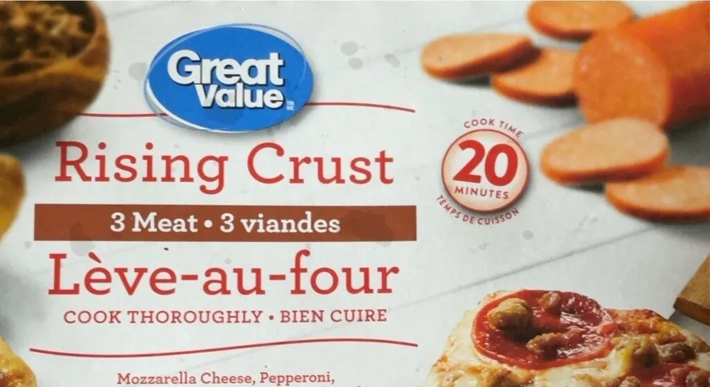 Rising crust 3 meat Pizza