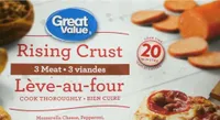 Rising crust 3 meat Pizza