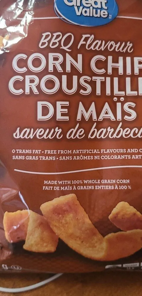 BBQ flavour corn chips