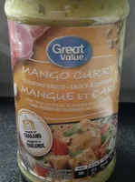 Mangue et cari sauce à cuisson