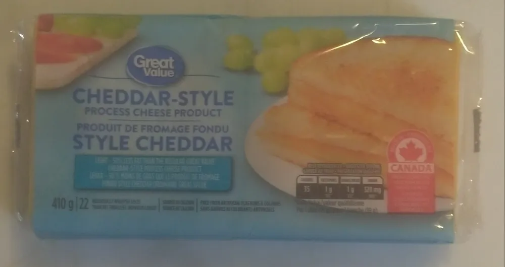CHEDDAR-STYLE PROCESS CHEESE PRODUCT