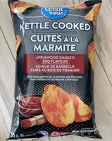 Kettle cooked applewood smoked barbeque flavour potato chips