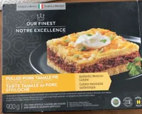 Tarte tamale au porc effiloché