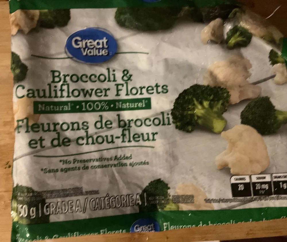 Broccoli & Cauliflower Florets