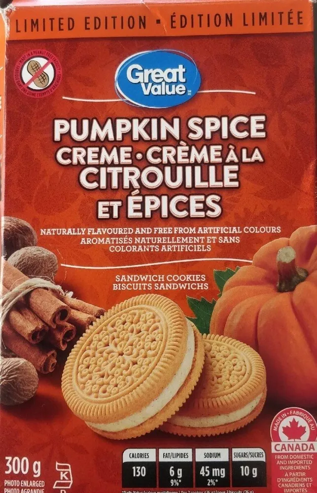 Pumpkin Spice Creme Biscuits