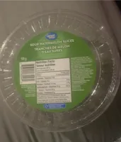 Sour watermelon slices
