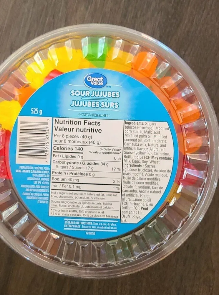Jujubes surs