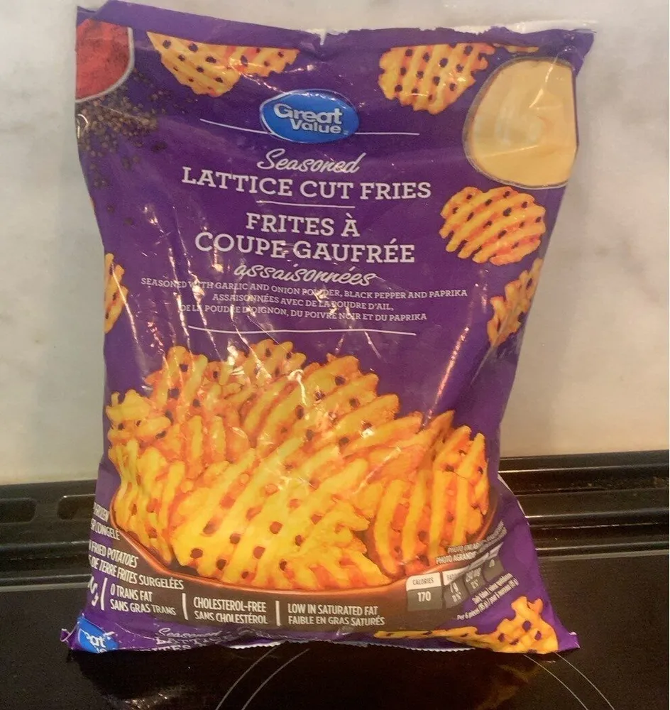 Frites à coupe Gauffré