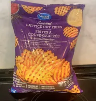 Frites à coupe Gauffré