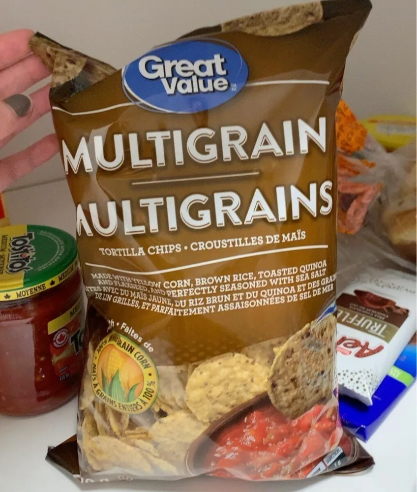 Tortilla chips multigrain