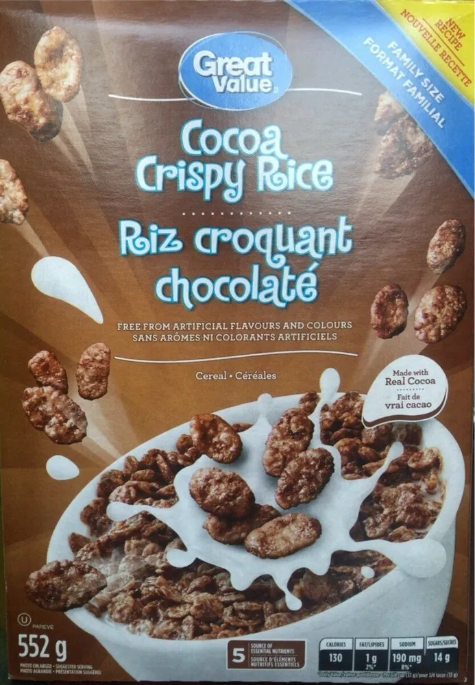 Riz croquant chocolaté