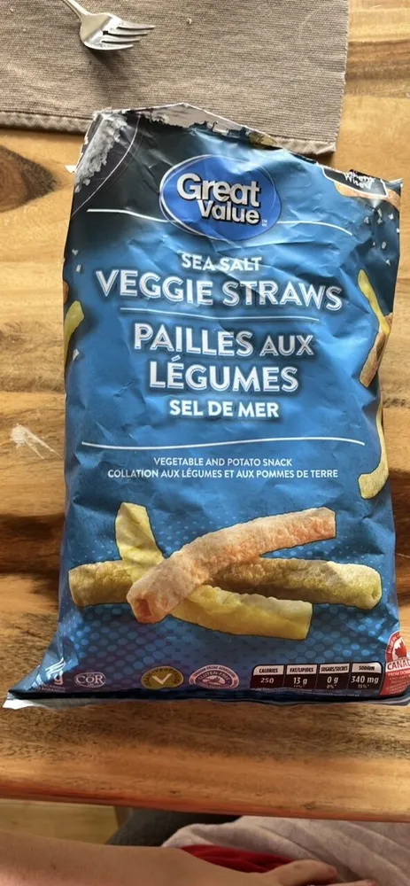 Paille aux legumes sel de mer