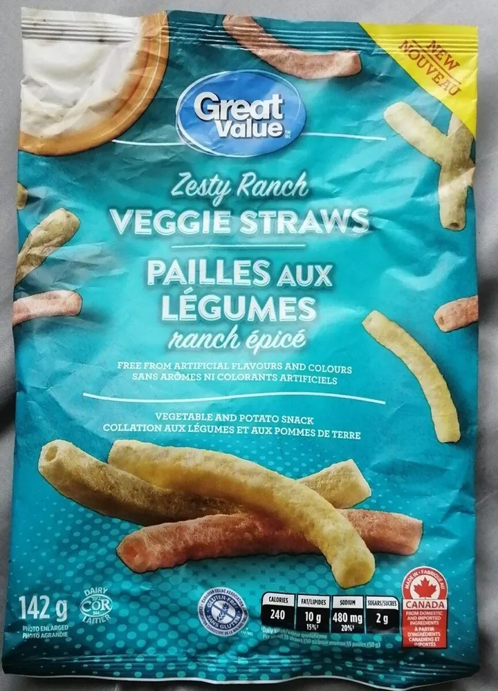 Zesty Ranch  Veggie Straws