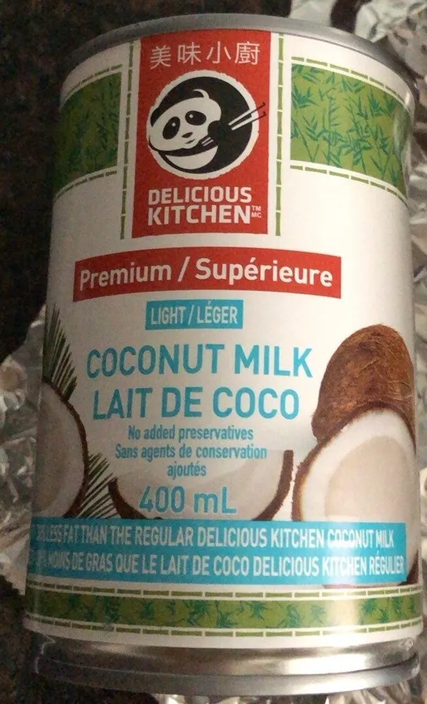 Lait de coco leger