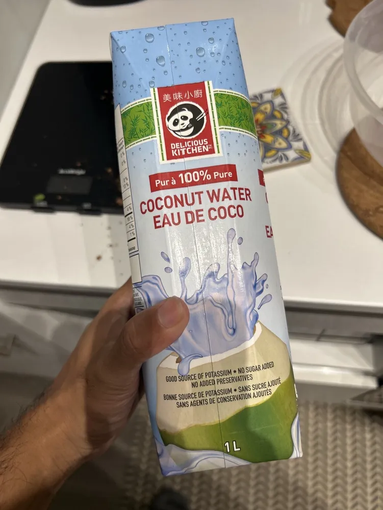 100% Pure Coconut Water