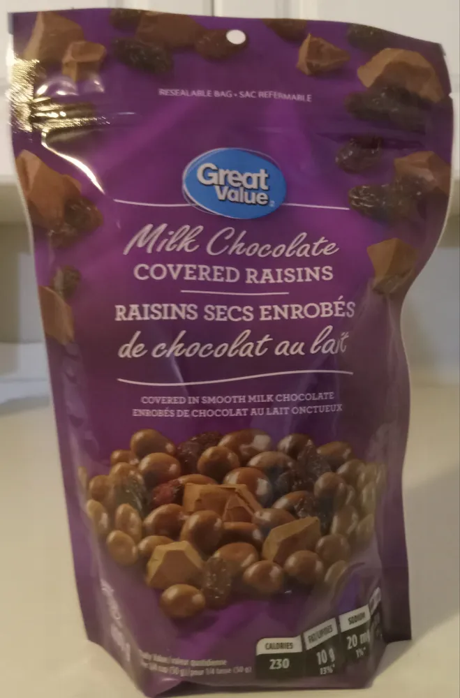 Milk Chocolate Covered Raisins