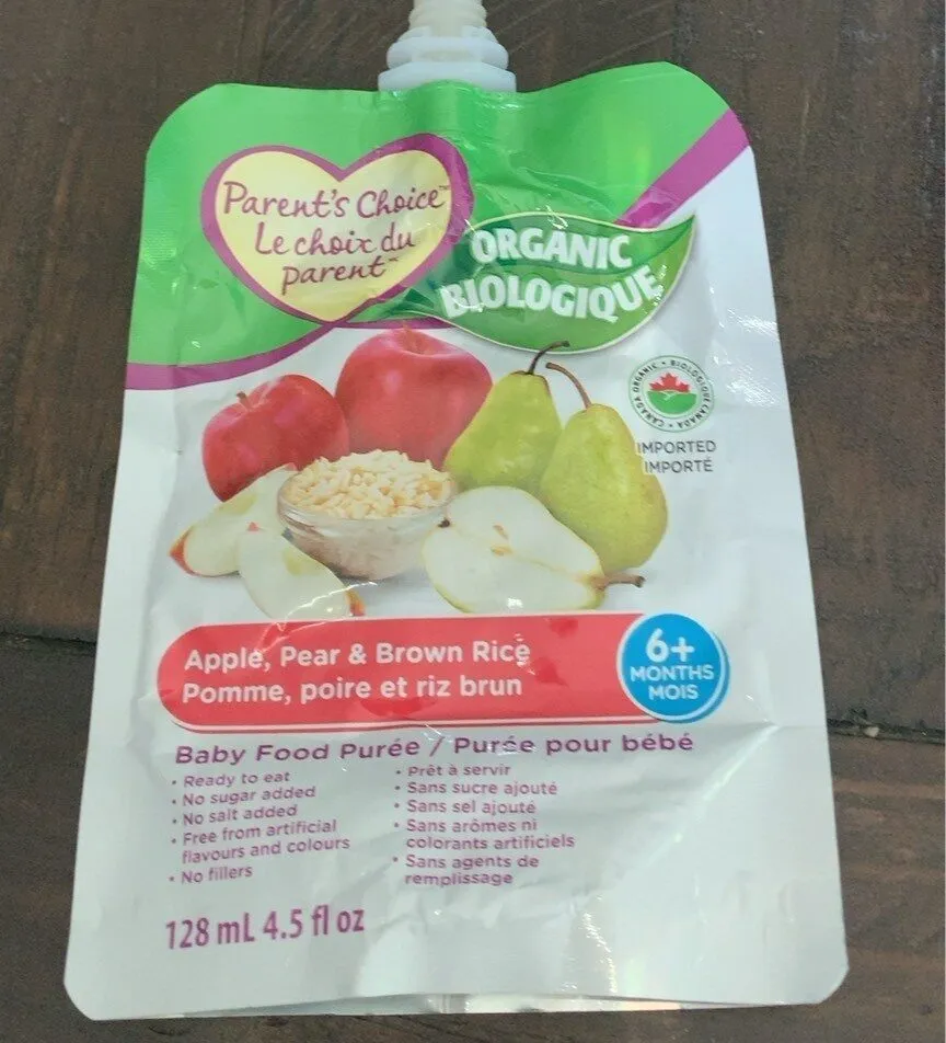 Baby food puree
