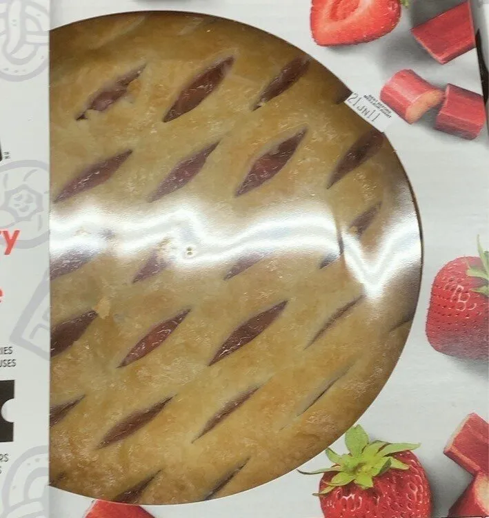 Tarte fraise rhubarbe
