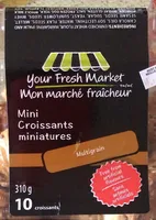 Mini croissants multigrain