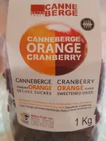 CANNEBERGE a saveur d'orange