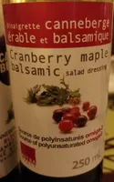 Cranberry maple balsamic salad dressing