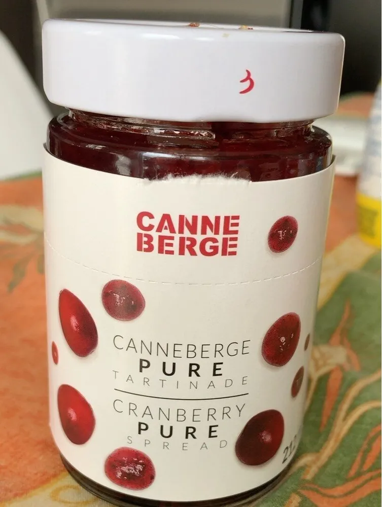 Canneberge pure tartinade