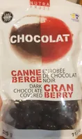 Canneberge enrobée de chocolat noir