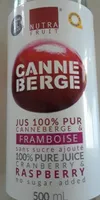 Jus canneberge framboise