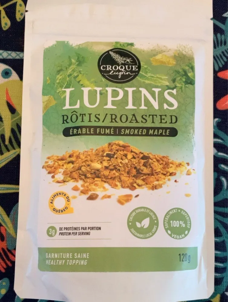 Lupins rotis érable fumé