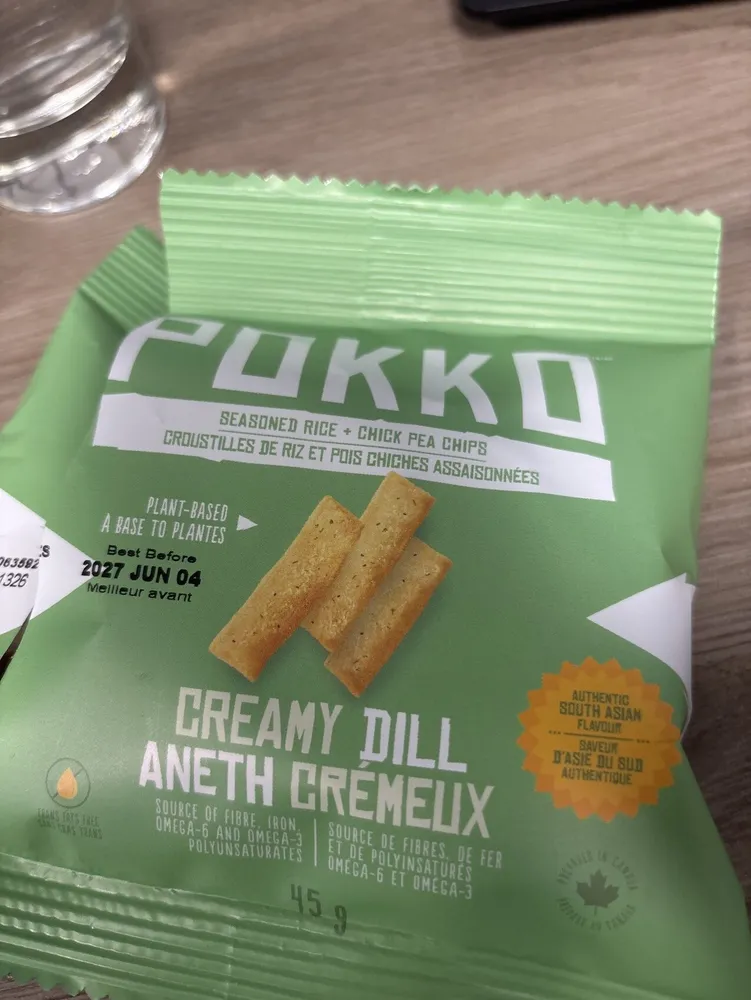 Creamy Dill Chickpea Chips