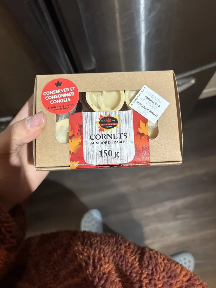 Cornet Au Sirop D’érable