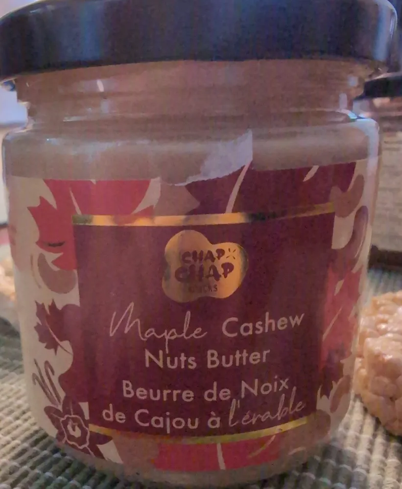 Maple Cashew Nuts Butter