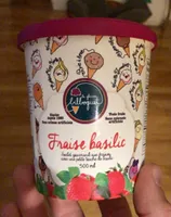 Glace fraise basilic