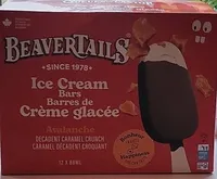 Barres de crème glacée
