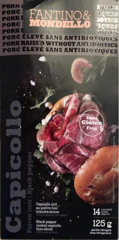 Capicollo au poivre noir