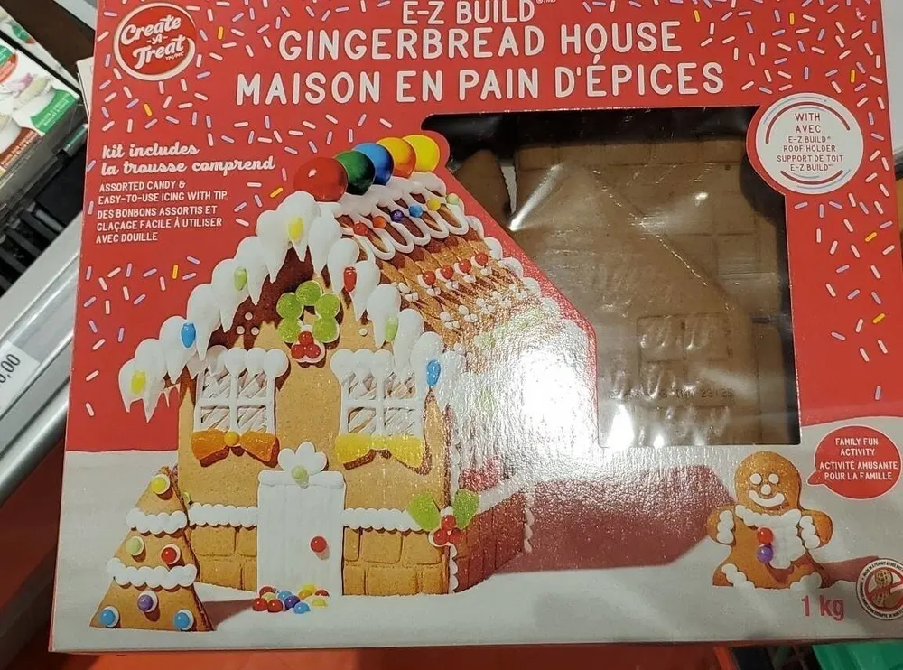 E-z build gingerbread house