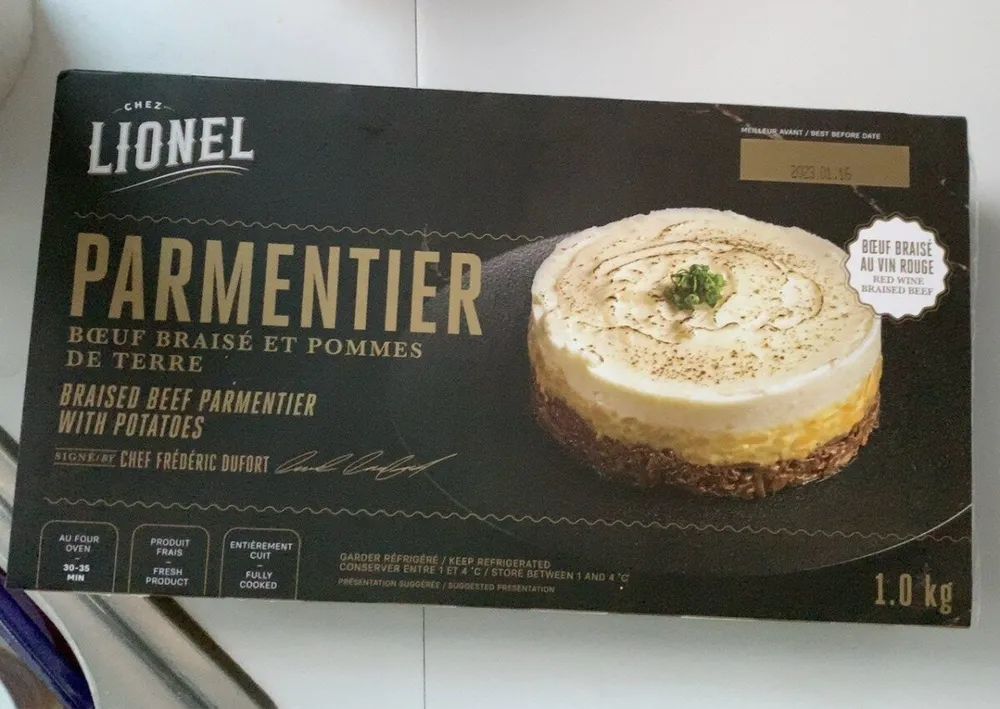 Parmentier boeuf braisé et pommes de terre