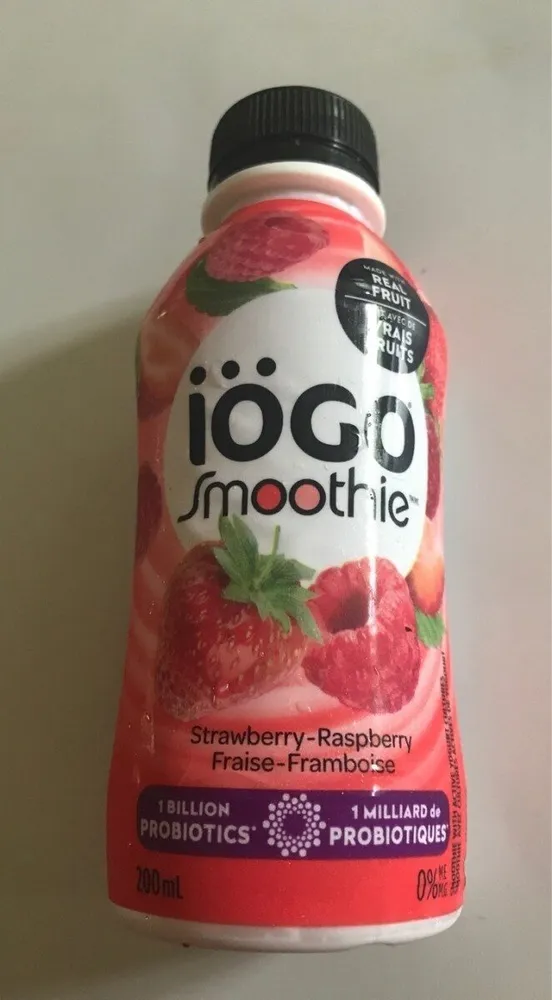iögo smoothie fraise-framboise