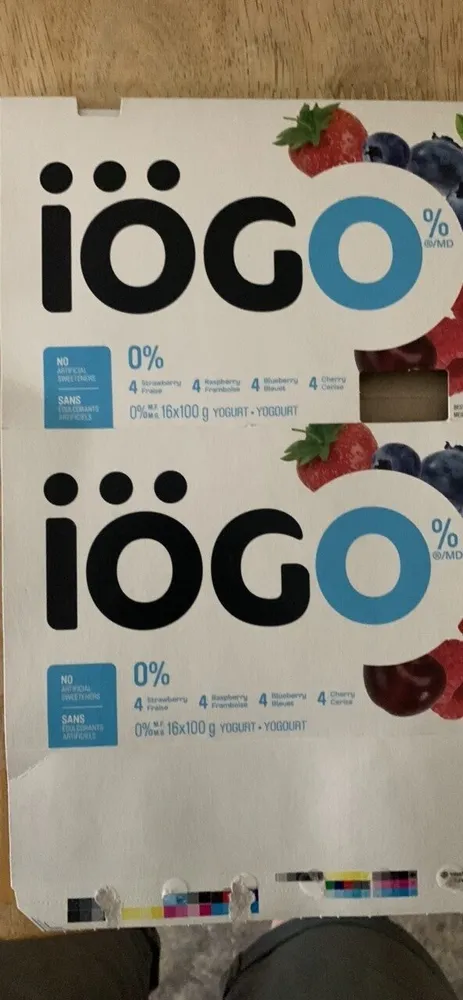 Yogourt Iogo 0% (4 Variétées)
