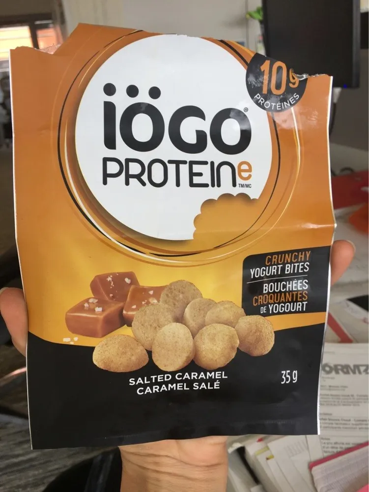 Crunchy yogurt bites
