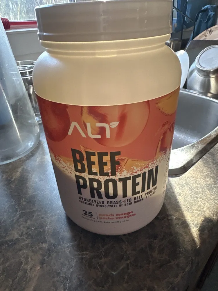 BEEF PROTEIN PEACH MANGO