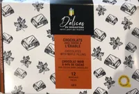 Chocolats avec centre à l’érable