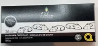 Souris en chocolat - noir à 64% de cacao
