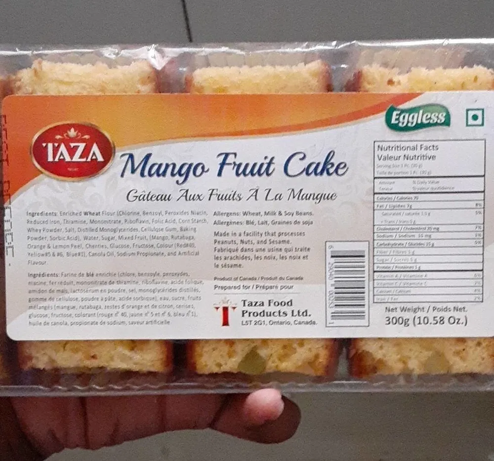 Mango fruit cake