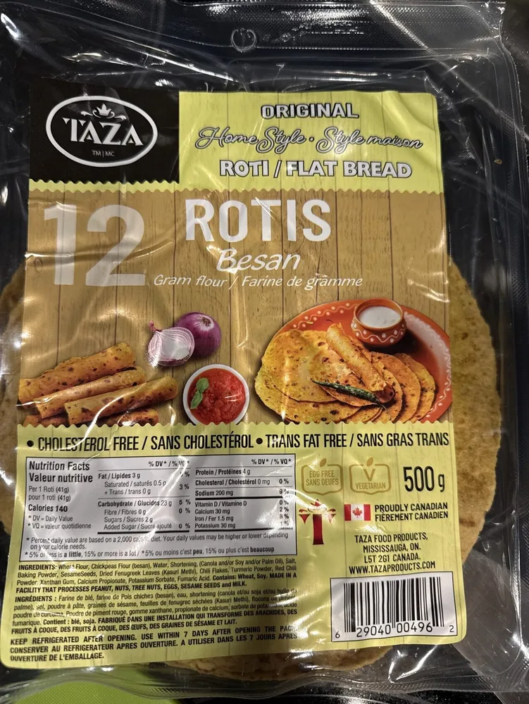Roti, Besan