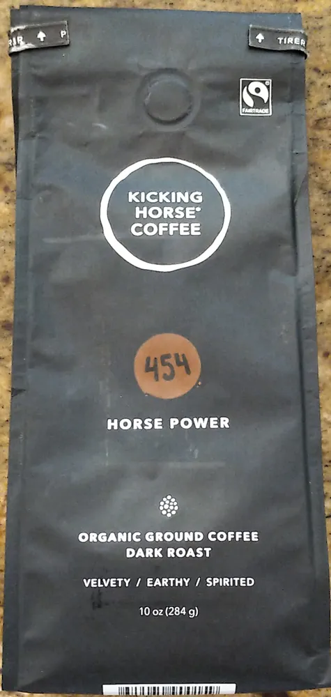 454 Horse Power Organic Ground Dark Roast Coffee